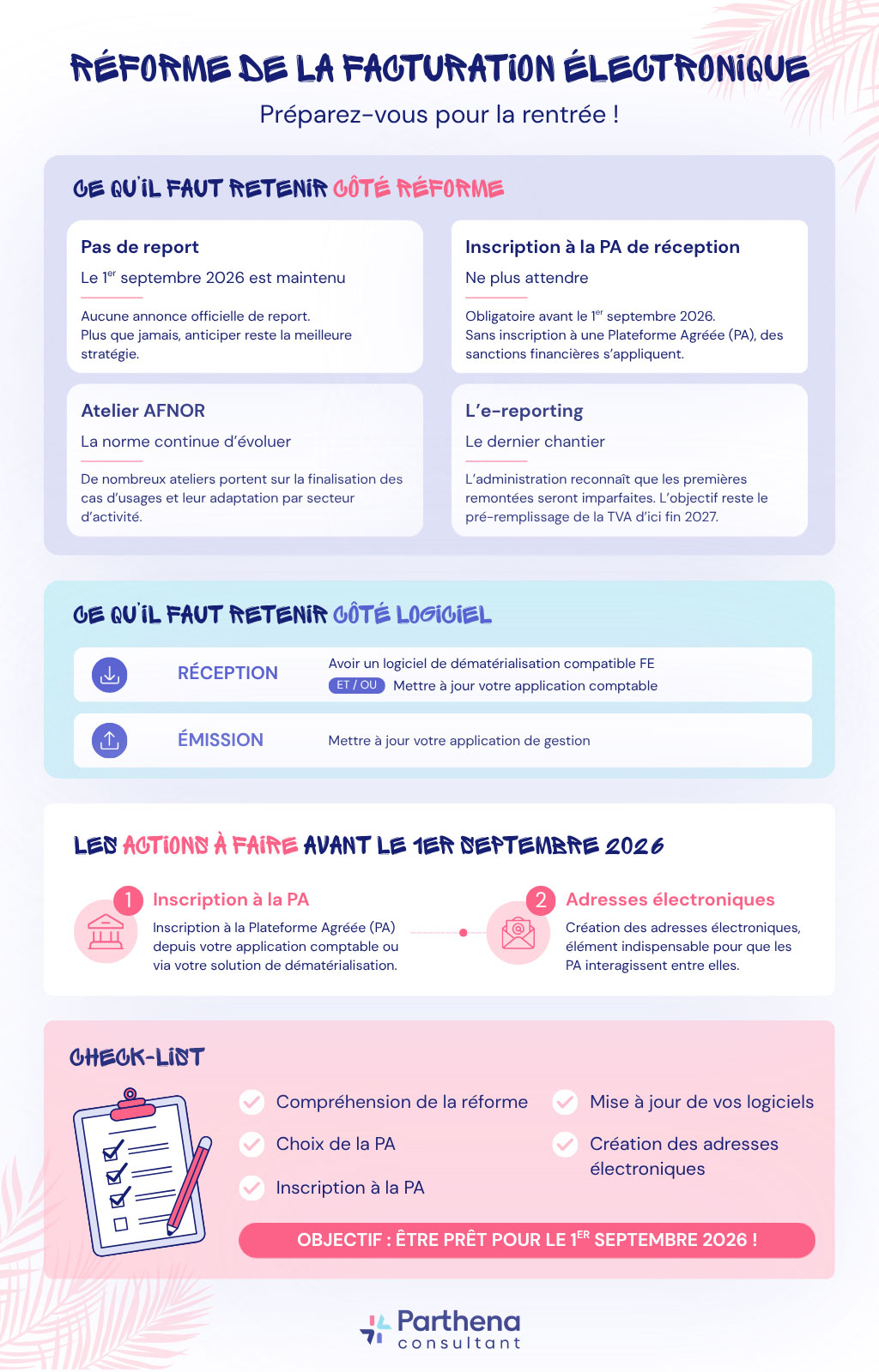 Réforme de la facturation Electronique - Préparez-vous pour la rentrée 2026